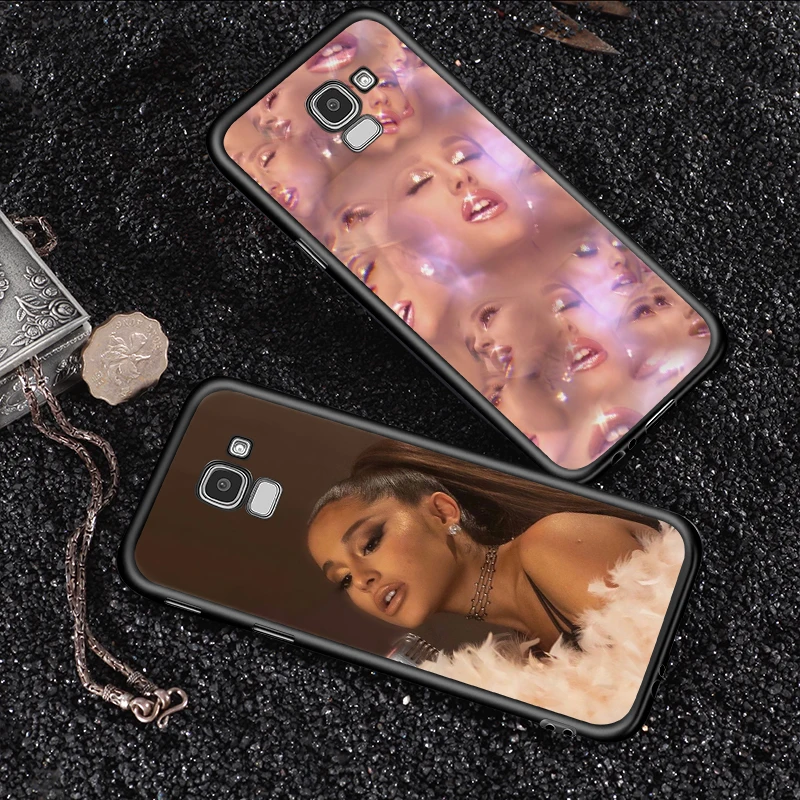 Beauty Music Girl for Samsung Galaxy j8 j7 j6 j5 j4 j3 j2 Core Prime Star Duo Plus 2018 2017 2016 Black Phone Case