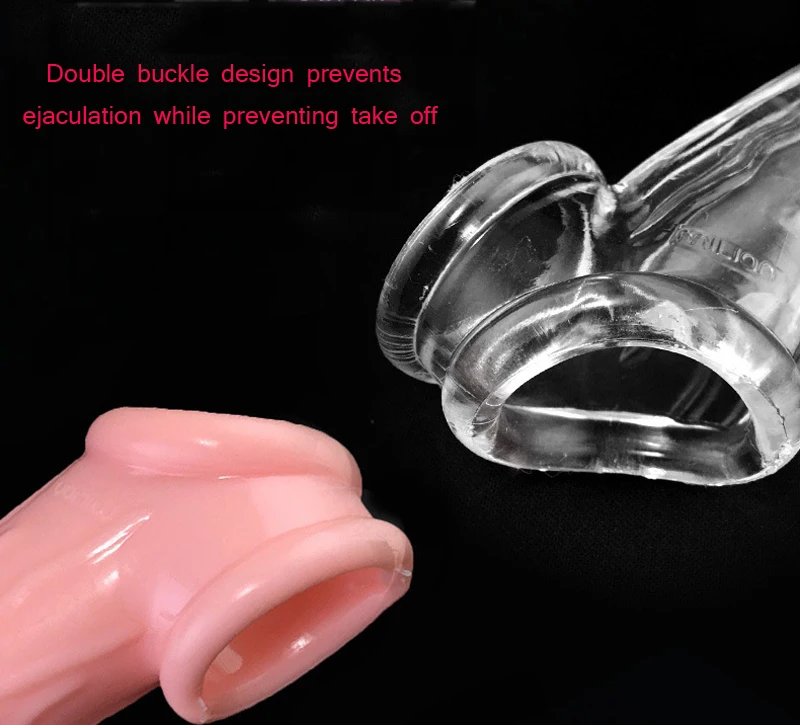 Товары для взрослых секс-игрушки черный прозрачный силиконовый пенис с