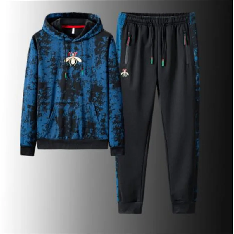 

New hoodie zipper sportswear Men's jacket + casual pants. Male hoodie 2 piece suit