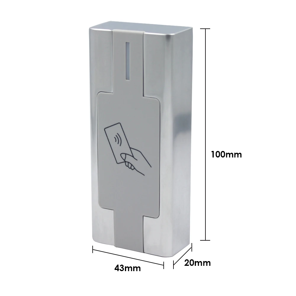 Водонепроницаемая IP67 металлическая система контроля доступа Rfid 125 кГц Hid