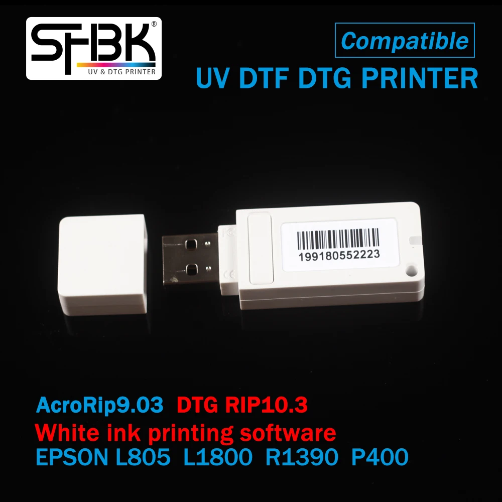 

Acro RIP White ver9.0 DTG RIP10.3 печатное программное обеспечение подходит для A2 A3 A4 DTF DTG УФ-принтера всех моделей Epson L1800 L805 R1390