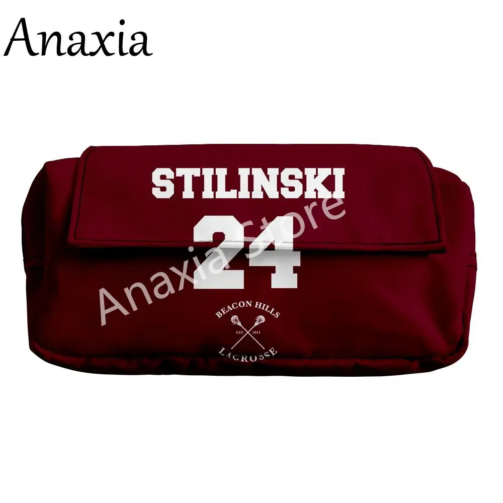 Подростковый волк stilinski 24/dunbar 9 Новый 3D Merch школьный большой клатч подходит для
