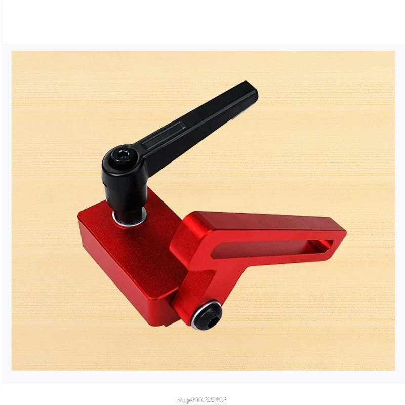 

30 Chute Aluminum Alloy Miter Track Stopper Positioner T-slot Stop Workshop Limiter for Woodworking F05 21 Dropship