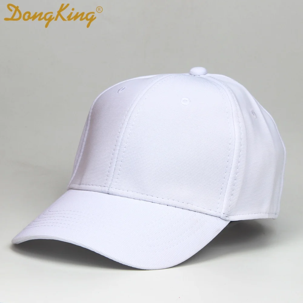 White DongKing, новинка, гибкая бейсболка s, для мужчин и женщин, эластичные облегающие шапки, крутая, сухая, Спортивная Кепка, 5 цветов, закрытая сзади, полиэстер, Повседневная - Цвет: White