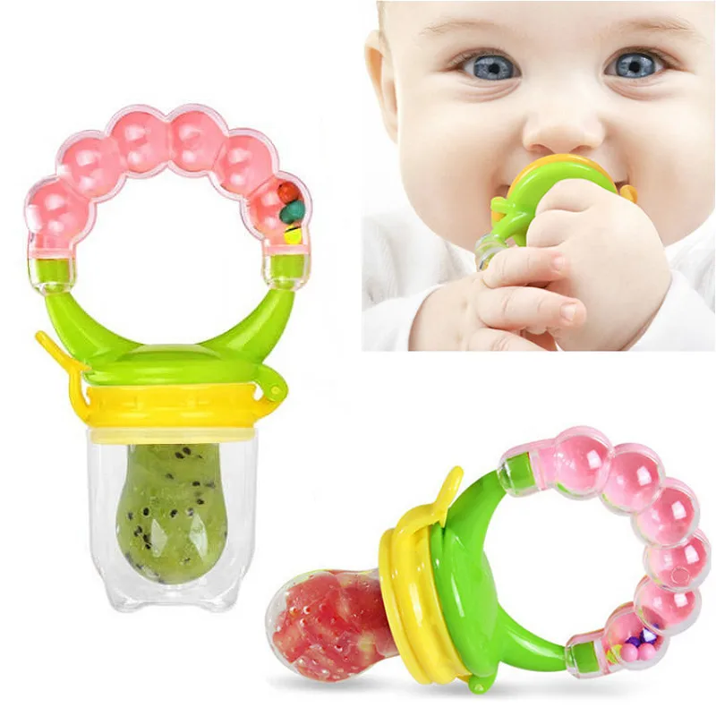 

1pc baby teether, baby food supplement, bite, rattle, chew, fruit and vegetable bite bag, pacifier, fruit, silicone pacifier