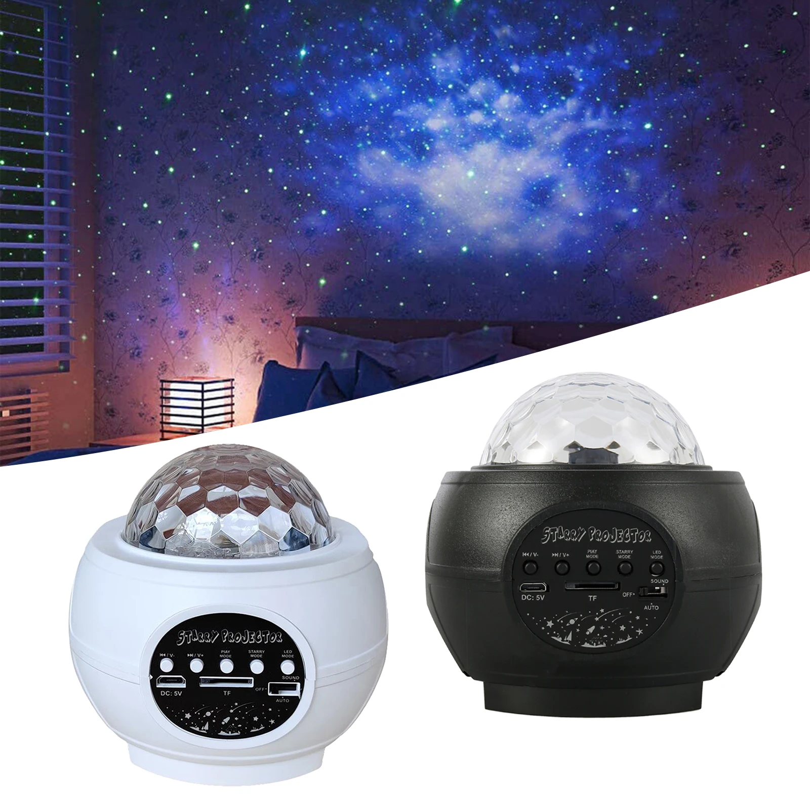 

Starry Projector Star Night Light Sky Lamp USB Room Standard