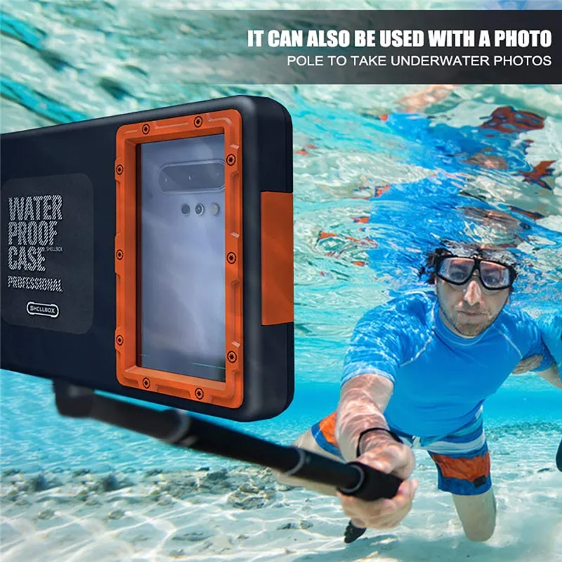 waterproof 15 meter diving case for iphone 11 12 13 pro max mini 6 6s 7 8 plus x xr xs max under water swimming case for samsung free global shipping