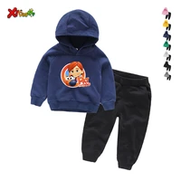 children clothes 2020 autumn winter girl boys clothes sets hooded anime cartoon costume kids clothes for boys sport suit
