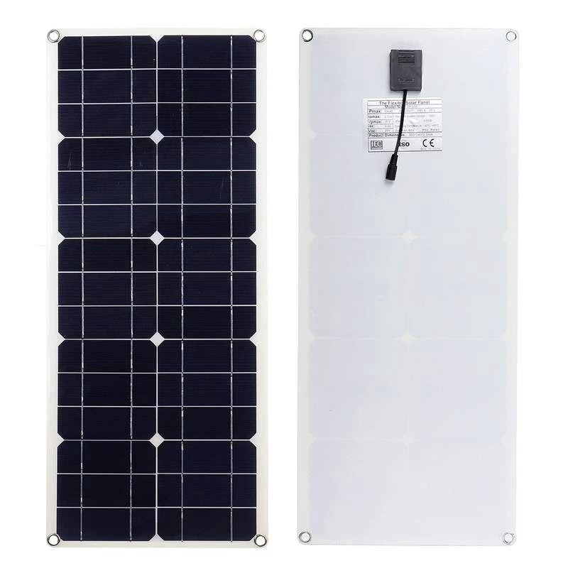100W 18V Mono Solar Panel Battery Charge for Home RV Caravan | Обустройство дома