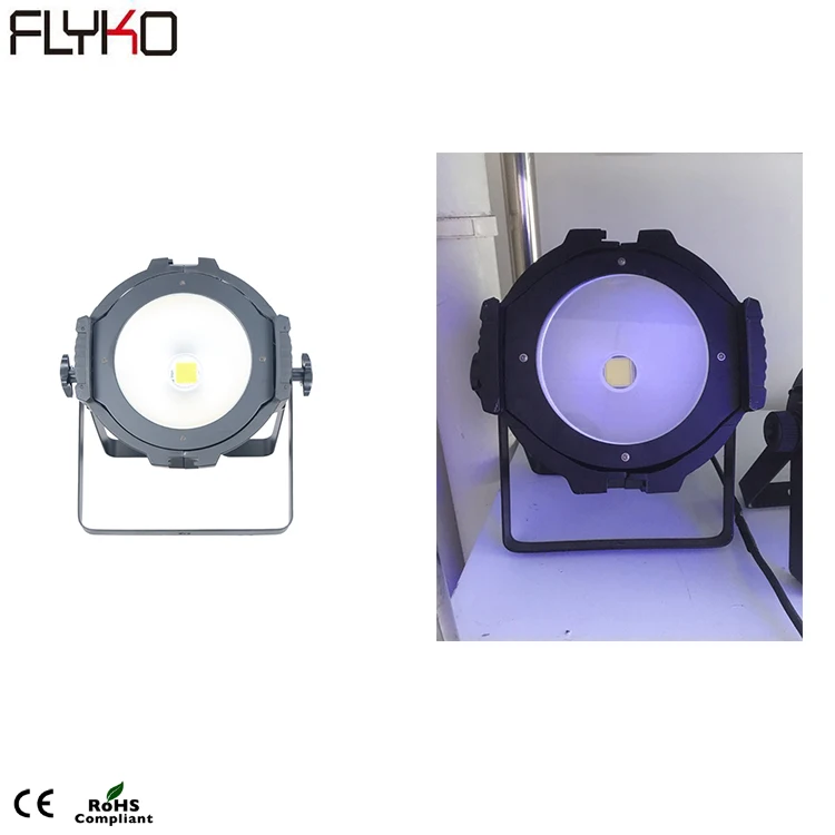 Flyko indoor holiday lighting white DMX LED 100W COB Par Stage Lighting dj light Dmx control | Освещение