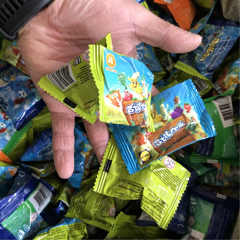 50 шт./лот слепой мешок ПВХ Рисунок фрукты овощи животные Мини милая игрушка акция