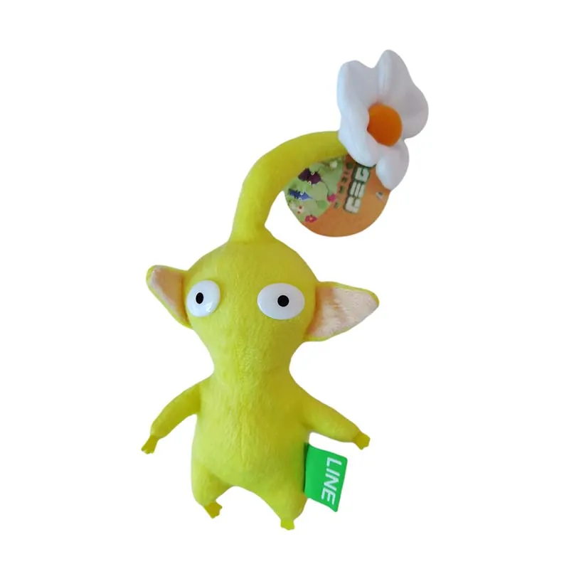 20 см мультфильм Pikmin плюшевая игрушка Олимар желтый цветок мягкая кукла
