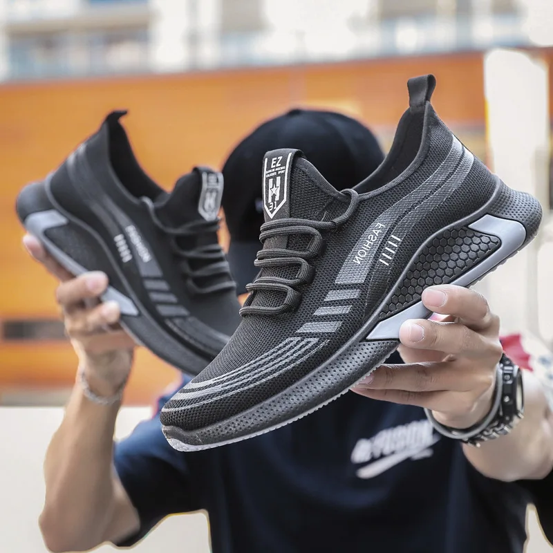 

Men's Shoes Summer Men's Breathable Sports Shoes New Flying Woven Casual Shoes Men's Trendy Shoes