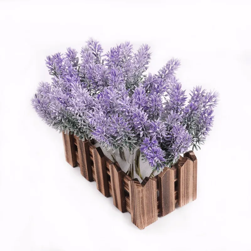 6 шт. искусственные цветы лаванды ручной работы рождественское свадебное