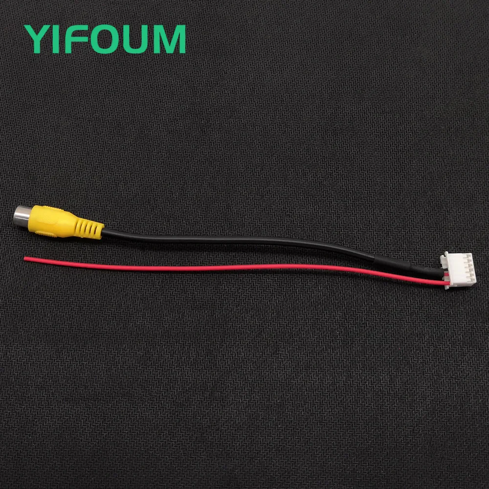 YIFOUM 12Pin Original Video Input Switch Reverse Camera RCA Adapter Cable For Skoda Fabia NW202 2018 with 9-inch Screen | Автомобили и