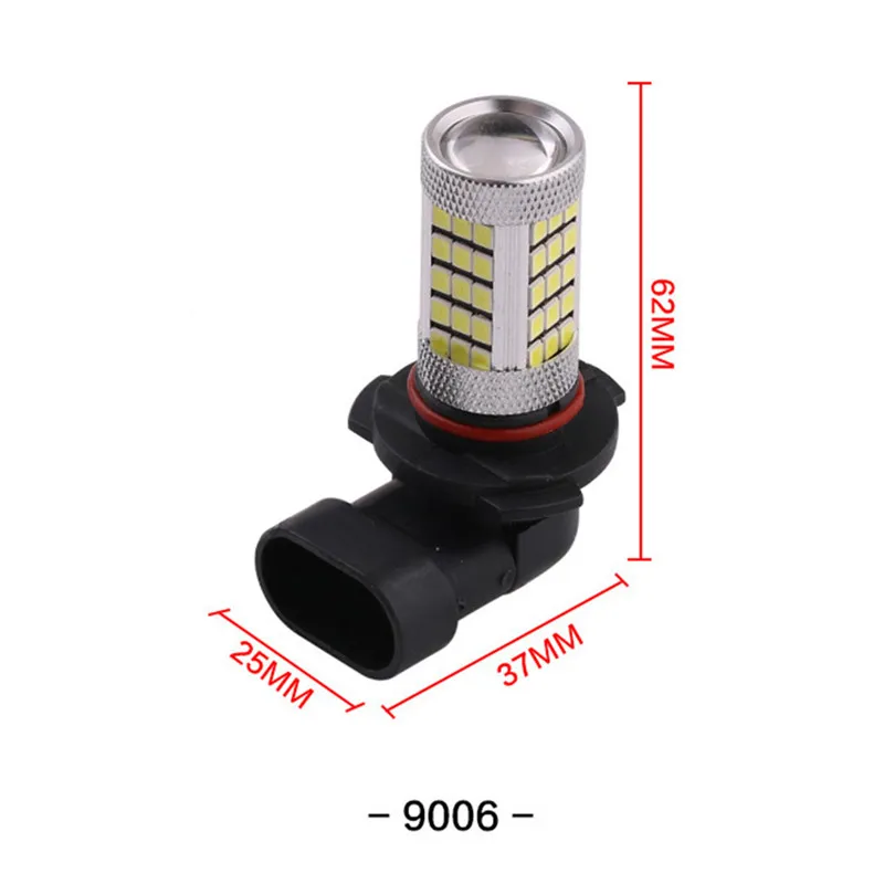 

Car Light H4/H7/H11/9005/9006 6000K 1Pc DC 12V 63 LED Durable Long Lifespan High Bright Useful Car Fog Driving Light Bulb#290518