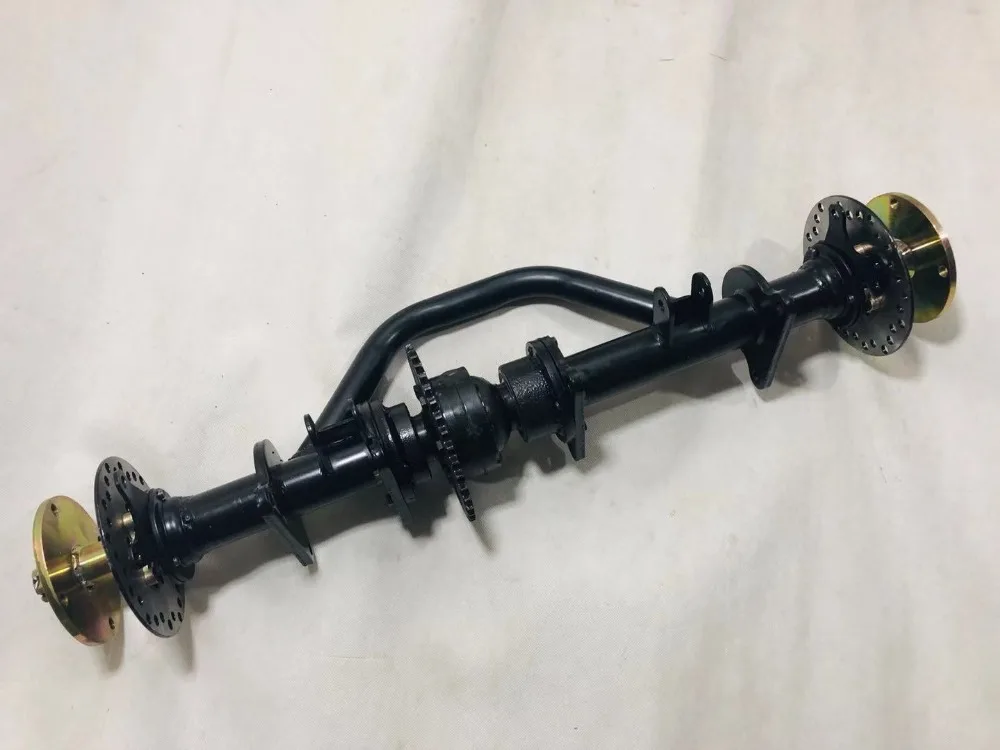 DIY четыре колеса картинг детская коляска ATV UTV диск передачи тормоза 81 см задний мост с дифференциалом