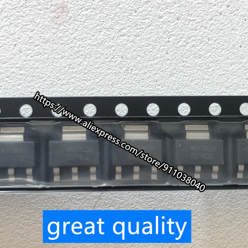 

10 шт./лот MDHT4N20YURH MDHT4N20Y SMD транзистор SOT223, новый оригинальный