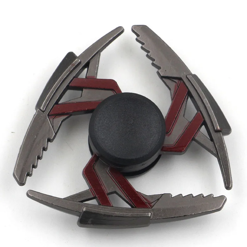 Металлический фиджет Спиннер из цинкового сплава тройной ручной игрушка для