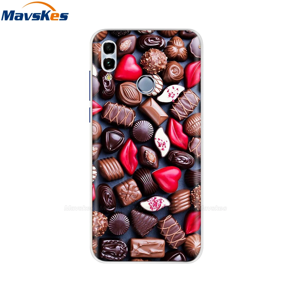 Huawei Honor 10 Lite чехол мягкий силиконовый милый ТПУ задняя крышка для Fundas huawei P Smart /Honor 10 удобный телефонный футляр сумки