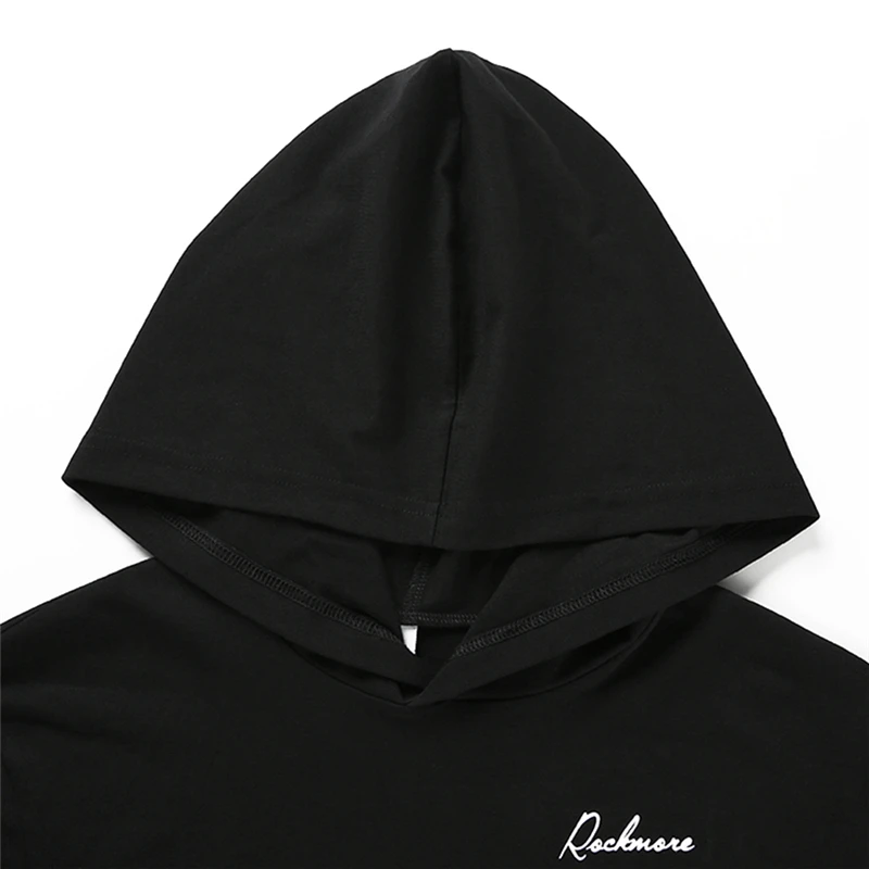 Толстовка Женская с длинным рукавом Модный черный джемпер в стиле пэчворк