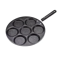 47 hole thickened omelette pan aluminum alloy material non stick egg pancake steak pan cooking egg ham breakfast maker