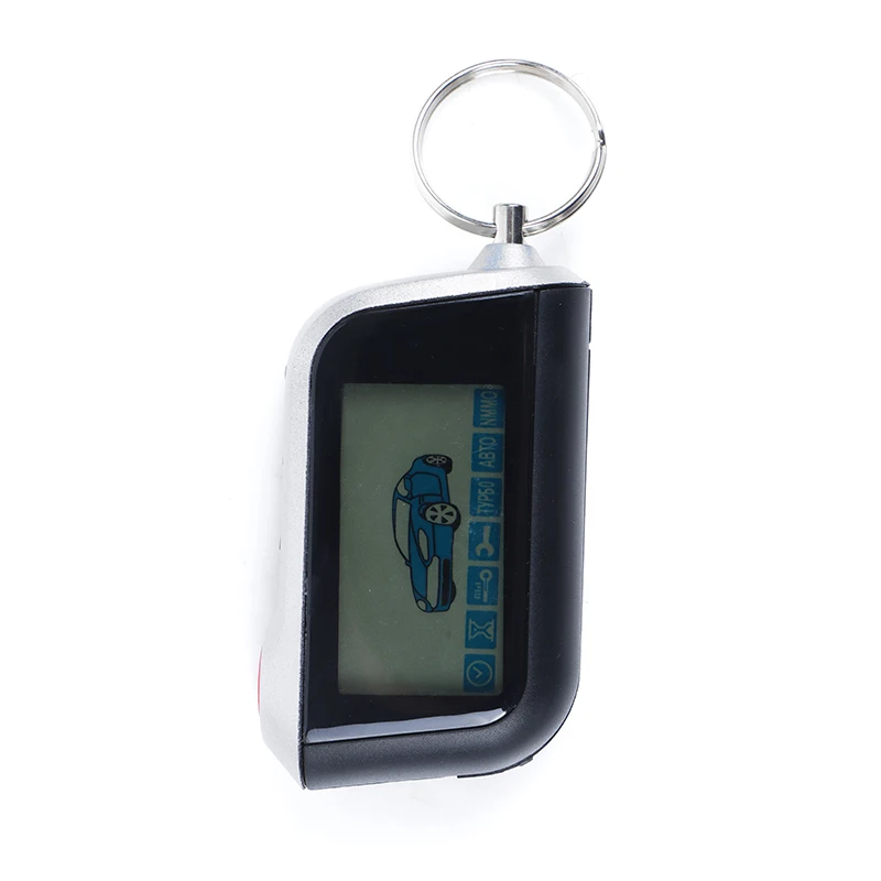 

A93 LCD Remote Control Keychain Two Way Car Burglar Alarm System Key Chain