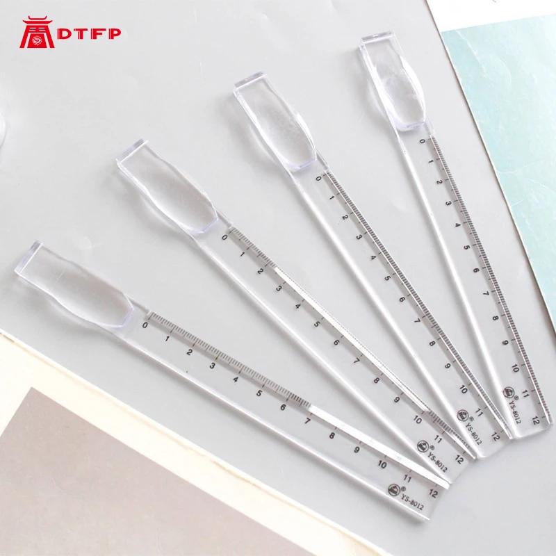 Линейка кавайные аксессуары прозрачная пластиковая прямая для шитья милые