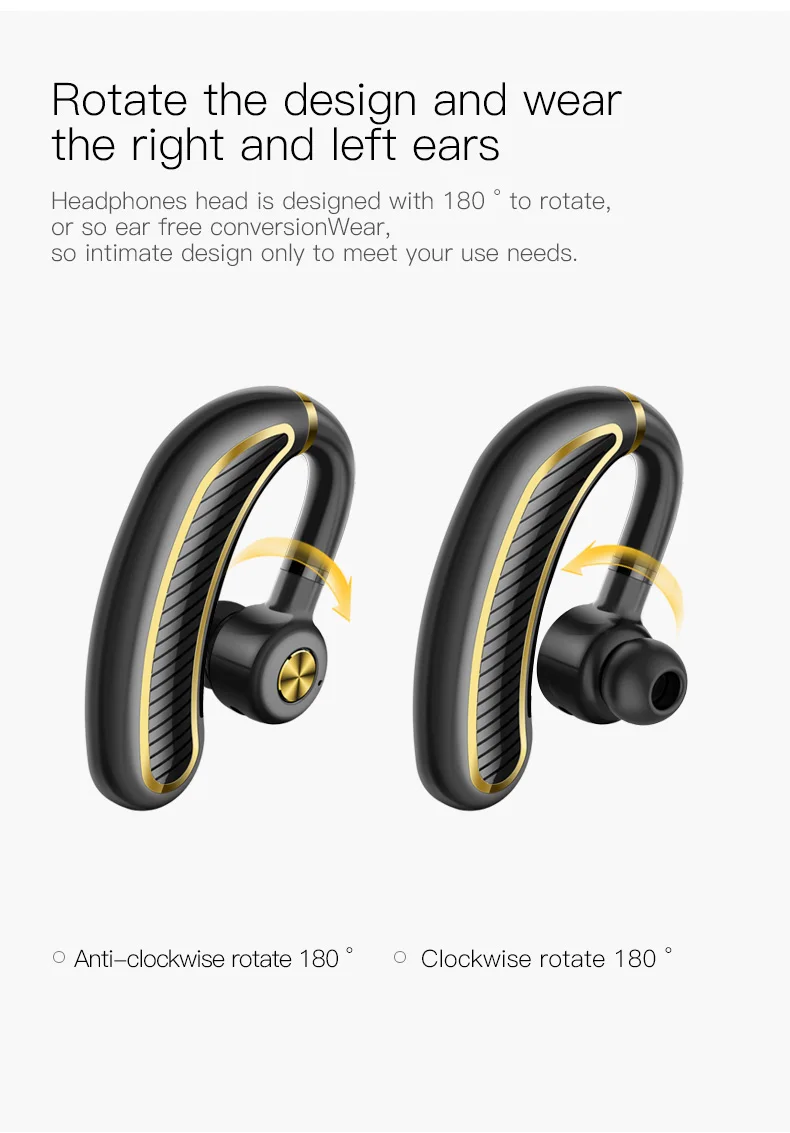 K21 Беспроводные наушники с громкой связью, bluetooth-гарнитура, наушники-вкладыши с микрофоном, чехол для наушников для компьютера, телефона