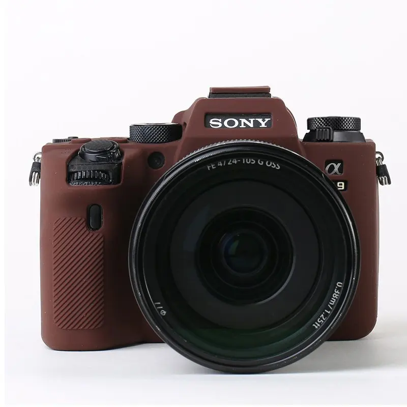 Мягкий силиконовый резиновый армированный чехол сумка крышка кожи DSLR Защитные