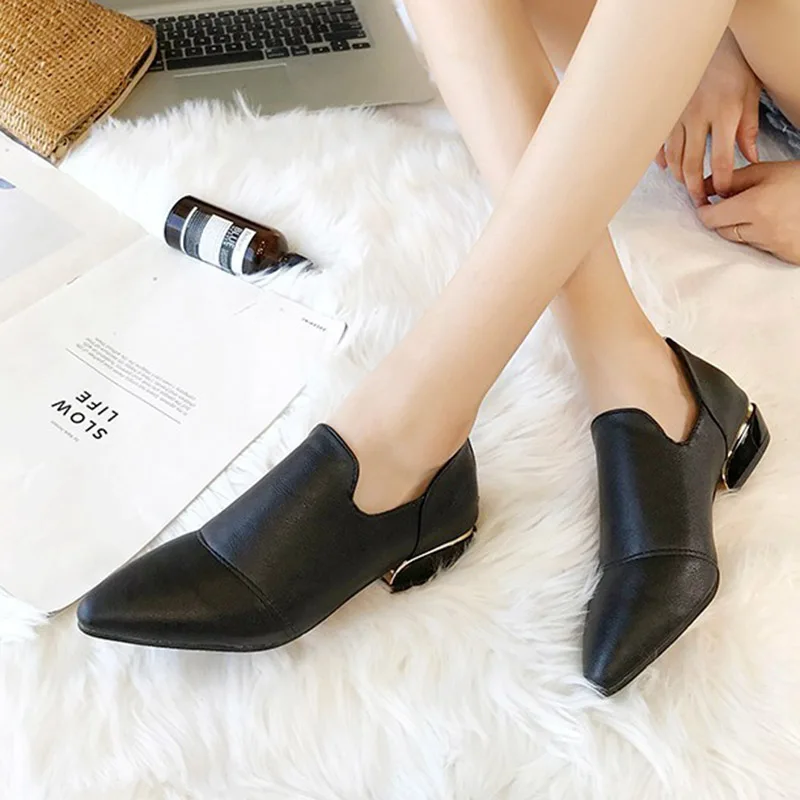 Женские туфли оксфорды с острым носком Размеры 35 42|Женские туфли| |