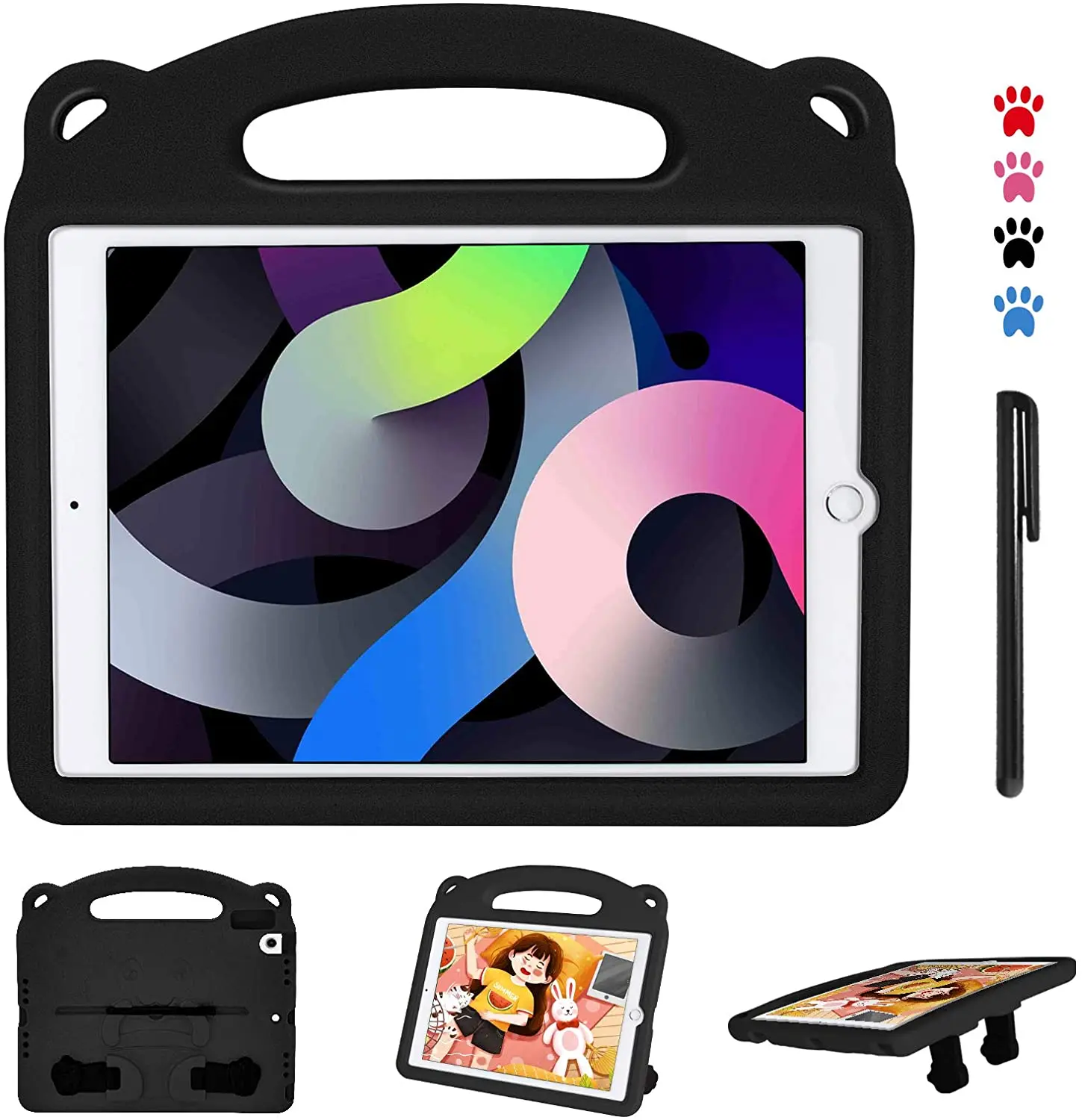 

Kids EVA Tablet for iPad 10.2" 8th Gen 2020 Case Holder Shockproof Protective Stand Cover Case for iPad Pro 10.5"inch 7th Gen