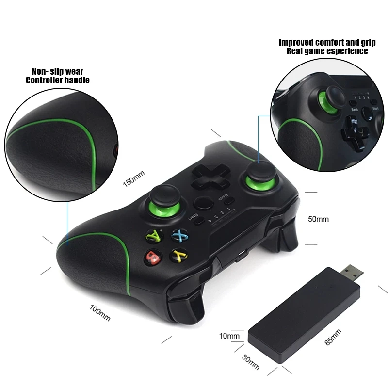 Беспроводной контроллер XBOX ONE 2 4G беспроводной игровой Двойной вибрационный