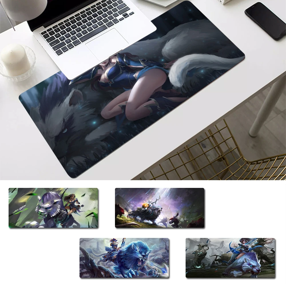 

Hot Sell Dota 2 Mirana Gaming Mouse Pad PC Laptop Gamer Mousepad Anime Antislip Mat Keyboard Desk Mat For Overwatch/CS GO