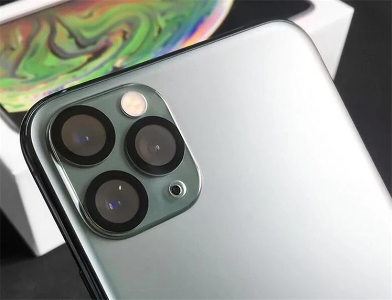 50PCS For IPHONE 13 12 pro max 11 Pro Max 13 mini TOP 3D Full Covered Clear Back Camera lens Tempered Glass screen protector