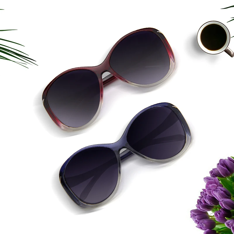 Zenotic женские модные солнцезащитные очки для вождения большие овальные черные с