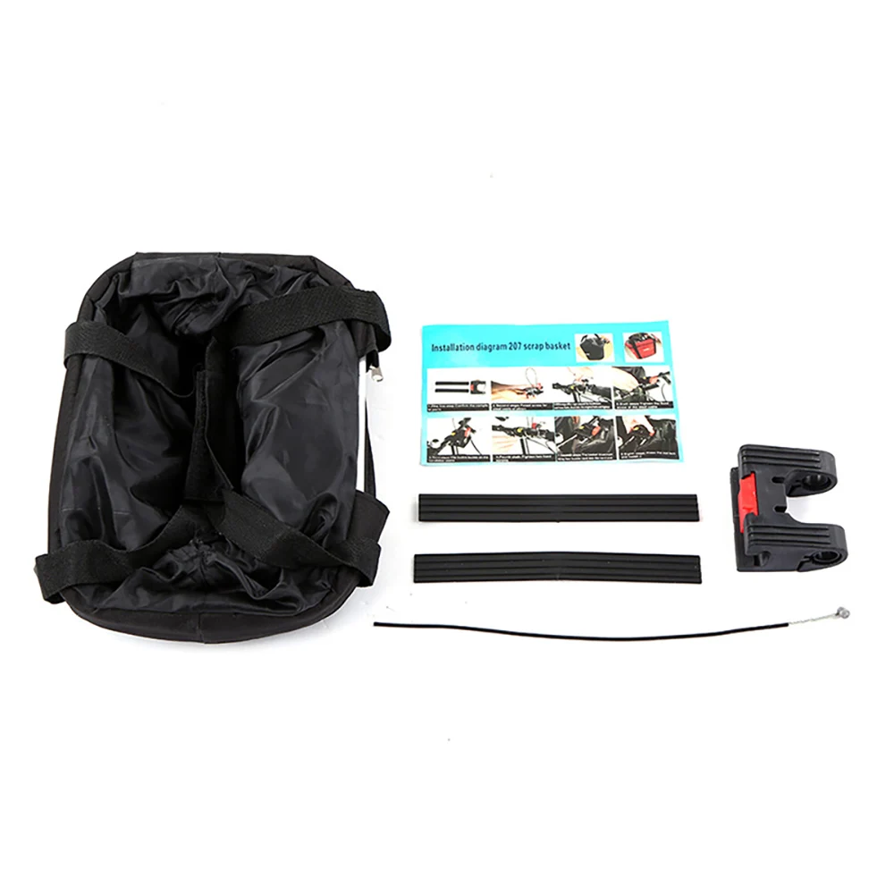 Bicycle Front Basket Cycling Bag Removable Waterproof Bike Handlebar Canvas Shopping Pet Frame Accessories | Спорт и развлечения