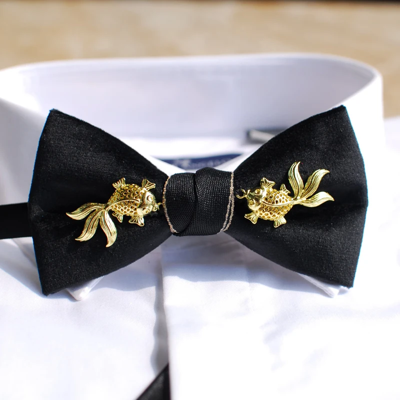 Бесплатная доставка новые мужские часы модные manVelvet из чистой меди Золотая рыбка