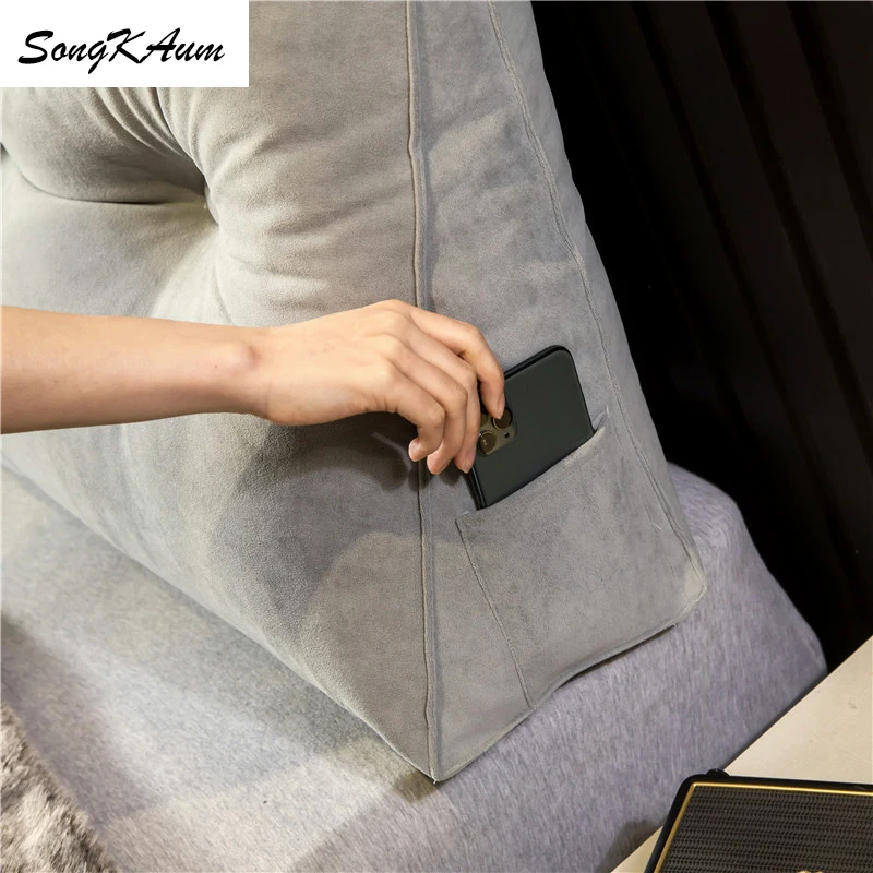 SongKAum простая моющаяся длинная прикроватная подушка в скандинавском стиле