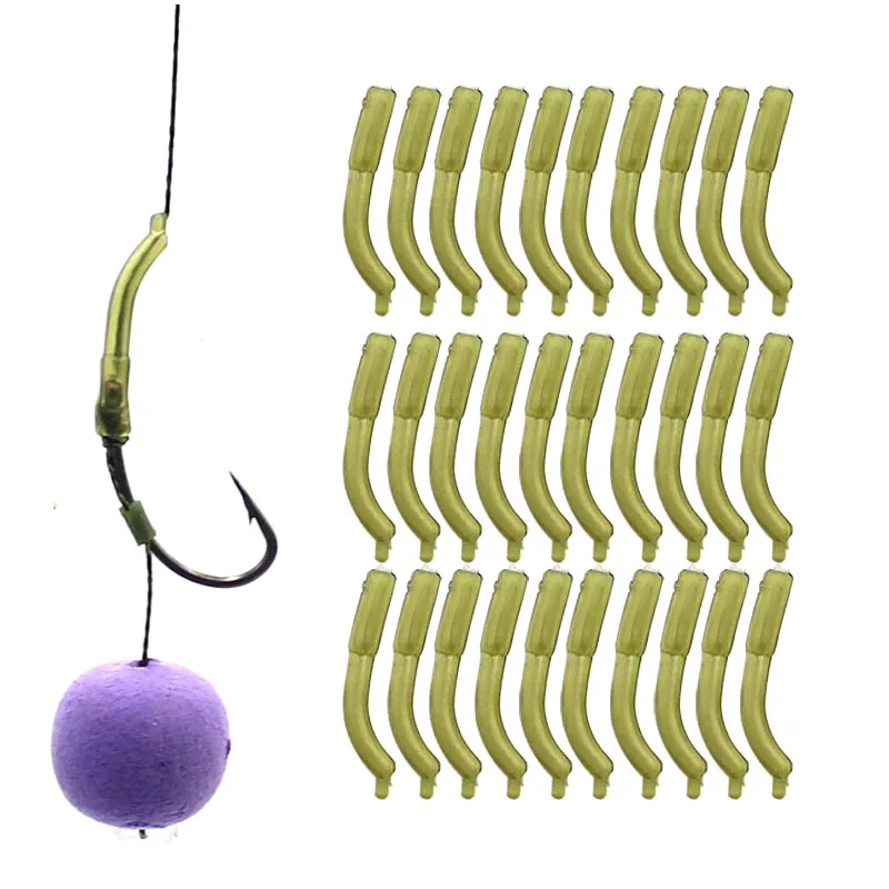30 шт. карп рыболовные принадлежности D Rig kickers крючки крючковые снасти aligners рукав