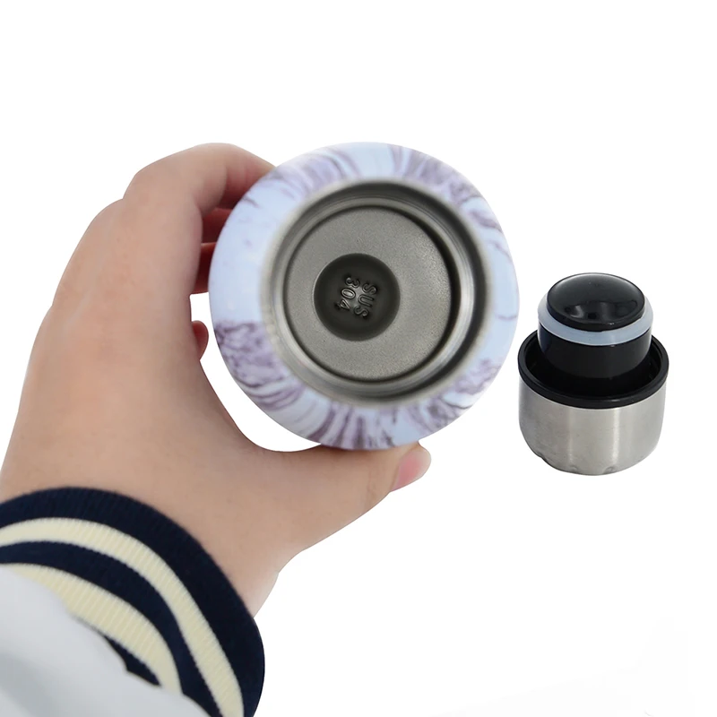 500 мл бутылка для воды из нержавеющей стали Фламинго печать колы езда на