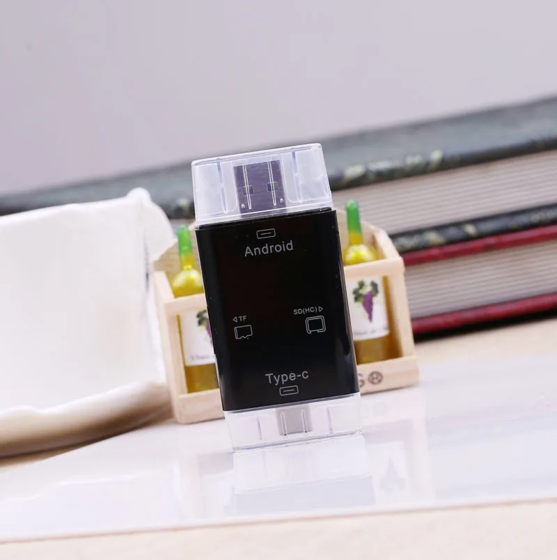 Считыватель смарт-карт 3 в 1 Type C SD TF для Samsung Galaxy S20 S10 S8 S9 Note 10 Huawei xiaomi OTG Android Phone |