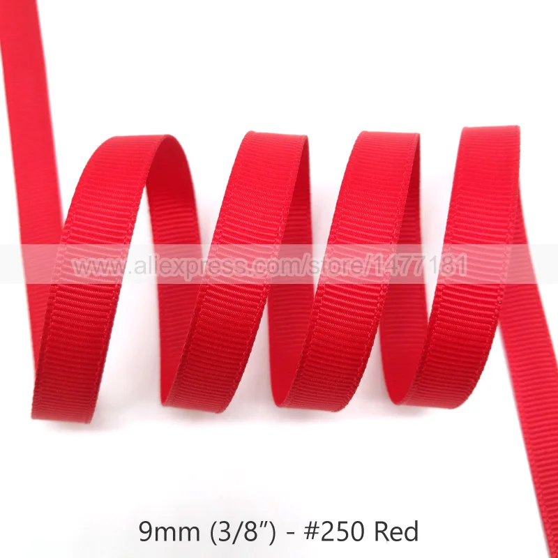 250 Red 20 ярдов) 3/" 9 мм корсажная лента белого, черного, розового, красного, зеленого, фиолетового цветов корсажная лента полиэстер лента для рукоделия - Цвет: 250 Red