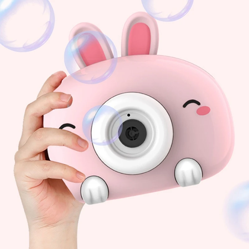 

Automatic Camera Bubble Maker Toy Upgrade Non-Leakage Bubble Blower Swimming Pool Outdoor Toy Cartoon Music Bubble Maker