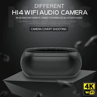 h14 portable wireless bluetooth speaker 1080p hd 4k wifi wireless ir home security camera speaker bluetooth support 128gb tf