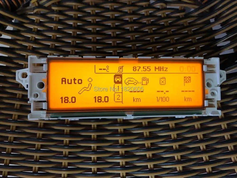 Подлинный Желтый экран монитор с поддержкой USB Dual-zone Air Bluetooth 12 pin для Peugeot 407 408 307 Sega
