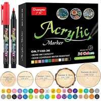 acrylic paint brush marker pens for fabric canvas art rock painting card making metal and ceramics glass diy craft projects