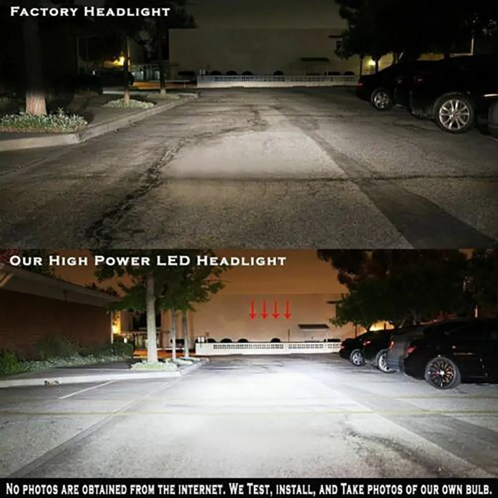 

2x 8-sides H11 H9 H8 LED Headlight Bulbs Fog Light Lamp 360 Degree Super Bright Car LED Headlight Bulbs