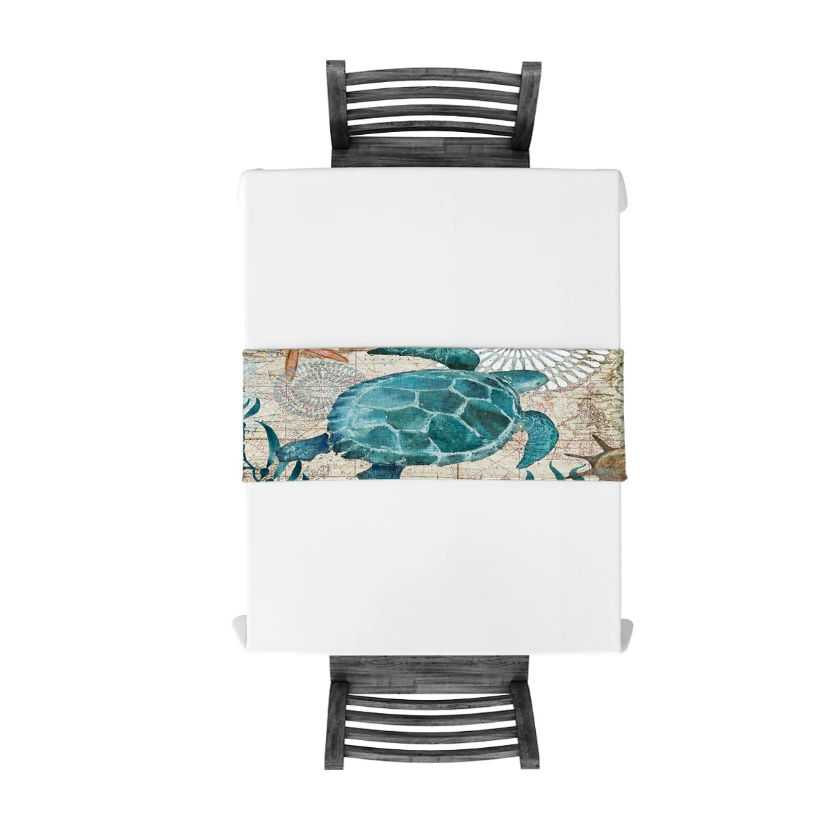 Подводная морская черепаха жизнь настольная дорожка скатерти украшение