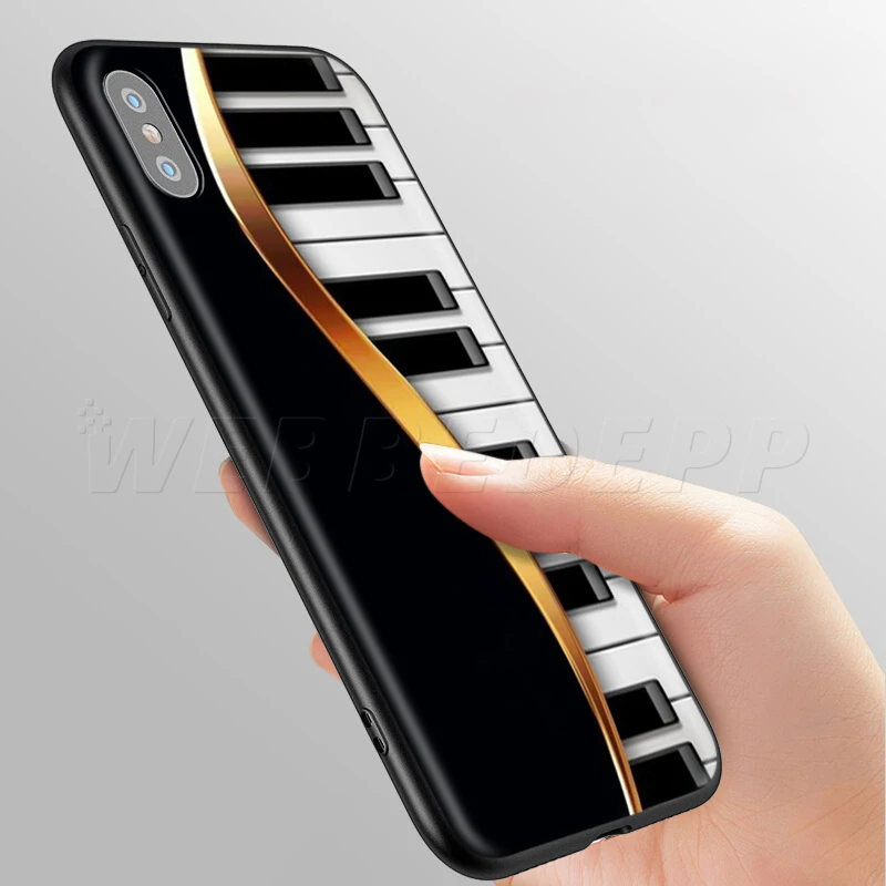 Чехол с музыкальной клавиатурой Webbedepp для Apple iPhone 12 Mini 11 Pro XS Max XR X 8 7 6 6S Plus 5 5S SE |